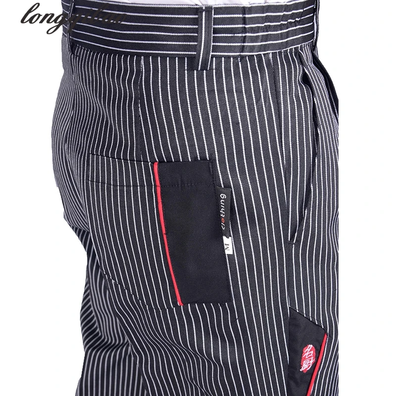 La Nuova alta qualità Chef pantaloni autunno e inverno zebra pantaloni tuta a righe pantaloni plaid pantaloni cuoco vestiti con il