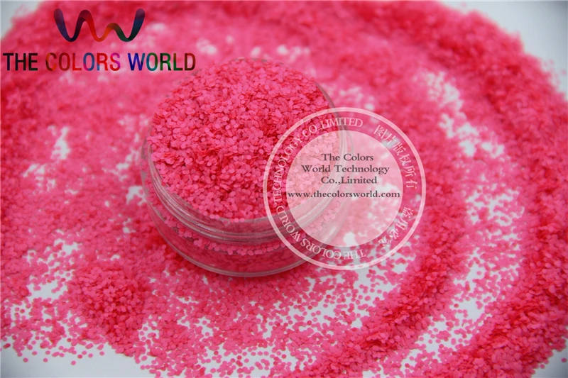 TCF502 Neon  Shocking Pink  Colors 0.8mm size solvent resistant glitter for nail Art nail Polish or other DIY decoration