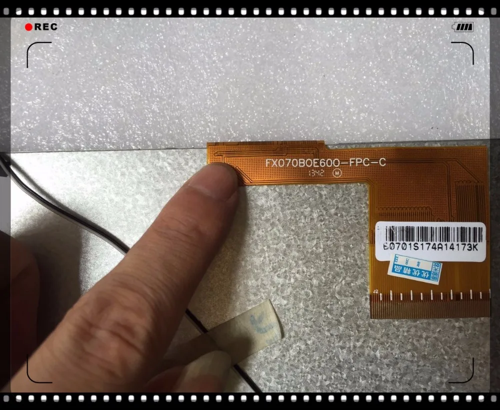 7 inch 60pin High quality new FX070BOE600-FPC-C LCD screen Display screen Resistive touch screen