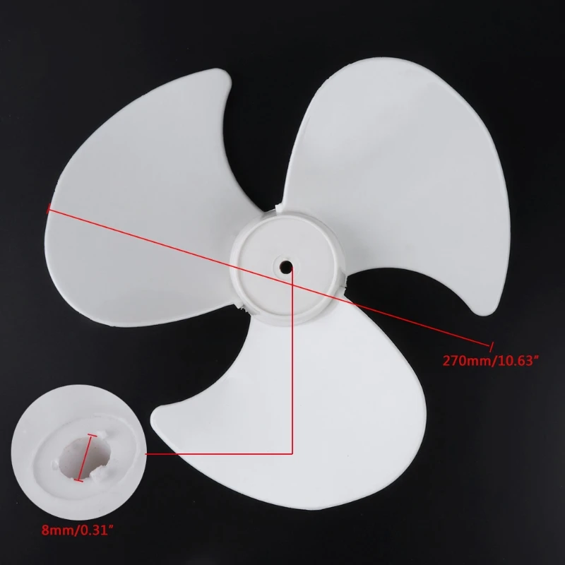 Big Wind 11inch Plastic Fan 3 Leaves Stand/Table Fanner Accessories