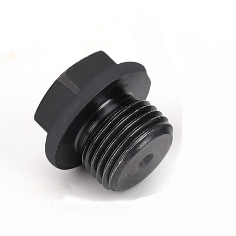 MeaccelerMale-Bouchon d\'extrémité en acier au carbone avec tête hexagonale Gluttge hydraulique, M8, M10, M12, M14, M16, M18, M20, M22, M24