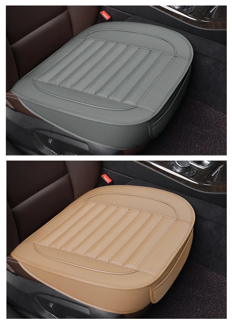 SEAMETAL Auto Pu Leder Sitzbezug Innen Autos Sitze Abdeckungen Kissen Universal Protector Sitzmatten Auto Zubehör – Detail 6