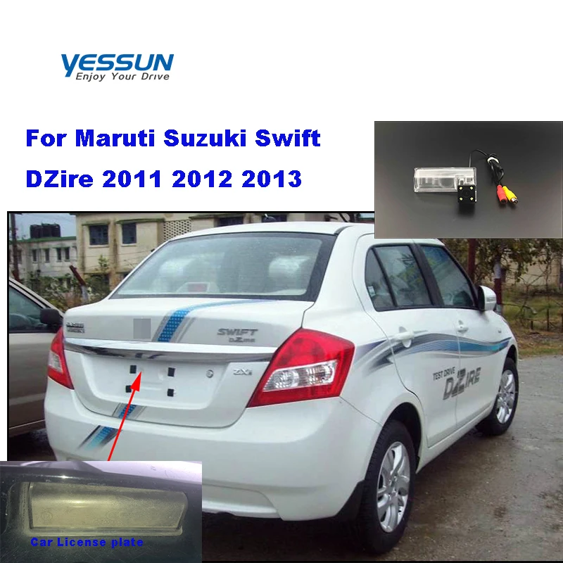 Car Rear View  Camera Waterproof For Maruti Suzuki Swift DZire 2011~2013 HD CCD Night Vision rear camera