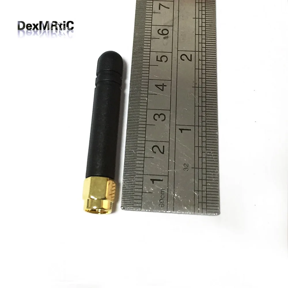 1PC 433Mhz Antenna  3dbi OMNI Directional SMA Male Connector Straight Right Angle Aerial 5cm NEW Wholesale