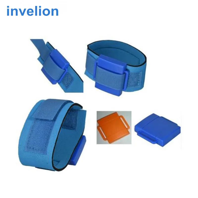 sports race timing system chip timing blue/orange color waterproof long range triathlontiming wristband ankle uhf rfid tag