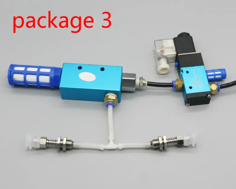 Imagem -03 - Válvula Eletromagnética do Gerador de Vácuo Válvula para a Máquina a Vácuo Acessórios Manuais Bloco de Sucção