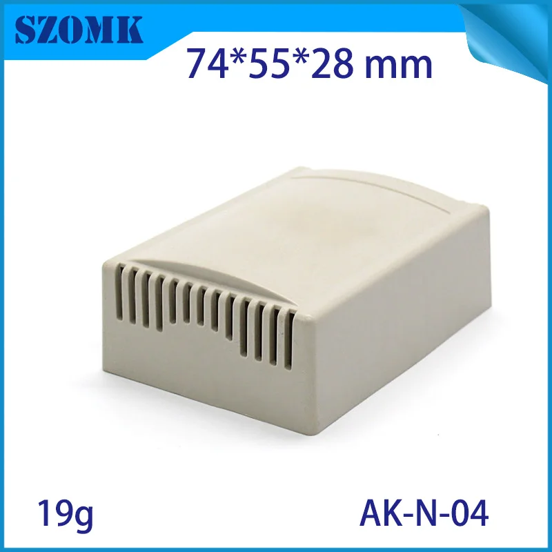 2Piece a lot abs plastic enclosures sensor junction box electronics case light grey housing 74*55*28 mm power supply junction