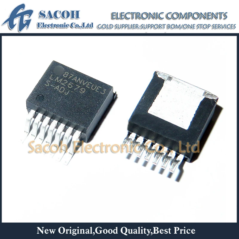 

Refurbished Original 5Pcs/Lot LM2679S-ADJ OR LM2679S-3.3 OR LM2679S-5.0 OR LM2679S-12 TO-263-7 5A Voltage Regulator