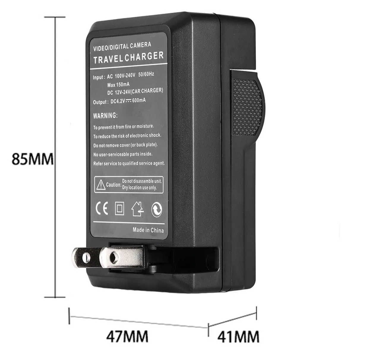 Batterie Ladegerät für Pentax D-Li8, DLi8, D-Li85 und Optio S6, S7, SV, SVi, t10, T20, W10, W20, WP, WP, WPi, X Digital Kamera