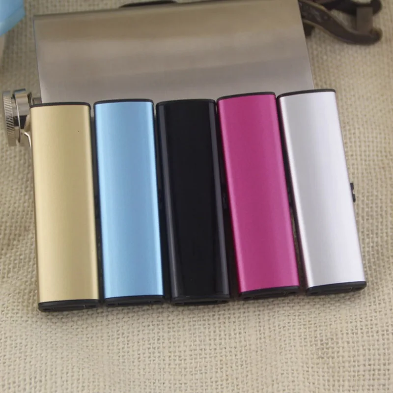 Windproof Metal USB Lighter charging Electric Wire Windproof Fire Rechargeable Flameless Lighter