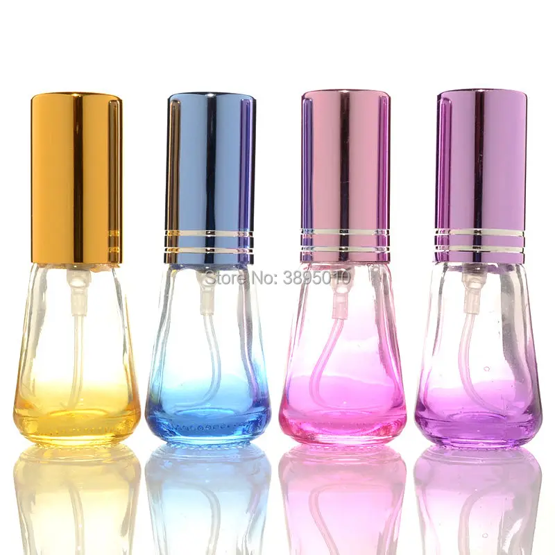 

4ml Clear Glass Perfume Sprayer Bottle with Atomizer Refillable Container Travel Parfume Vials Tube F894