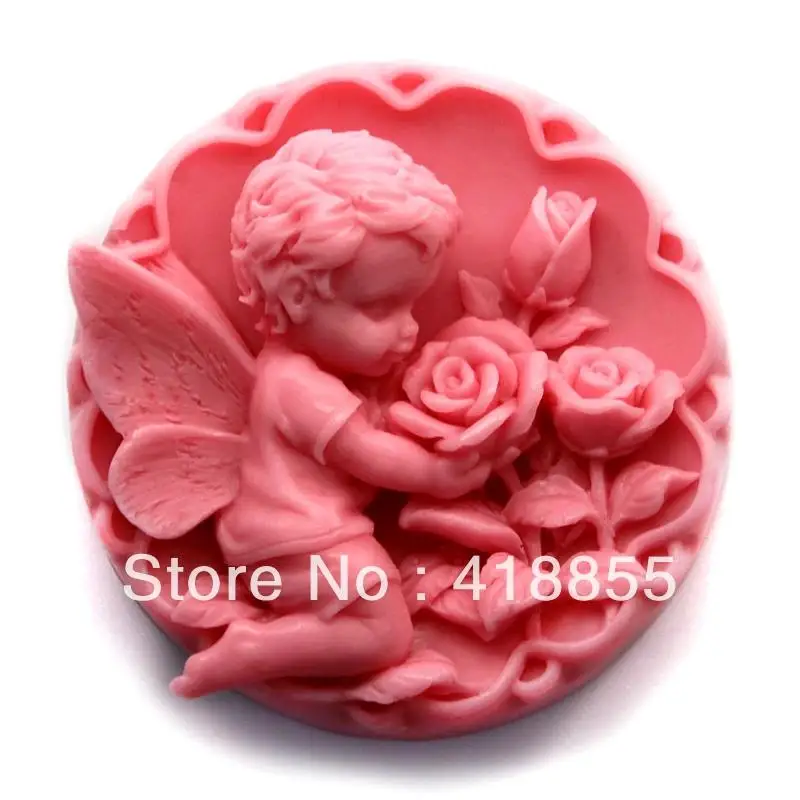 

Angel Baby Silicon Soap Mold, Cake Decoration, Manual Soap Fondant Tools, Aroma Stone Moulds, Silicone Rubber, NO.SO-009