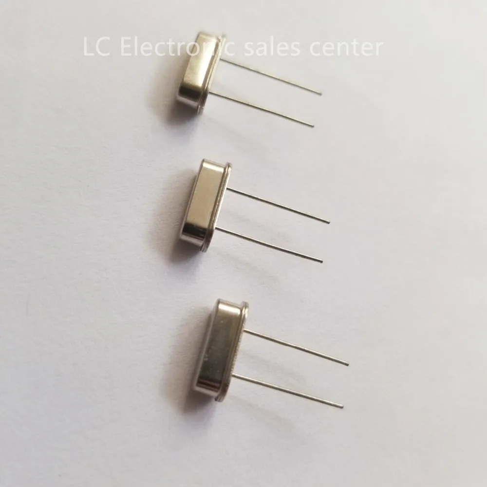 10pcs In-line passive crystal oscillator 10.7MHZ HC-49S DIP 2P resonator image 4