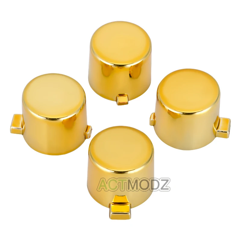 المتطرفة مخصص عمل أزرار مجموعات ل PS4 كل نموذج تحكم الكروم الفضة/الذهب/الأحمر/الأزرق/الأرجواني/الأخضر/بندقية