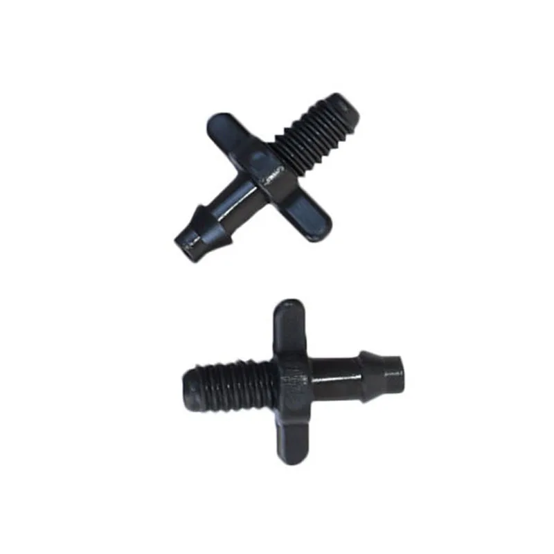 Irrigation 4/7 Threaded Connector Barbed 1/4 \