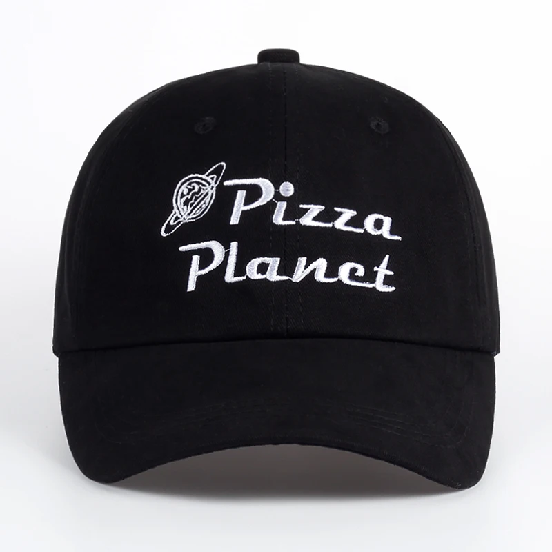 Brand New Pizza Planet Hat Baseball Cap Embroidery Dad Hat Summer Sun Pizza Cotton Snapback Hip Hop Sport Cap pokemon bone