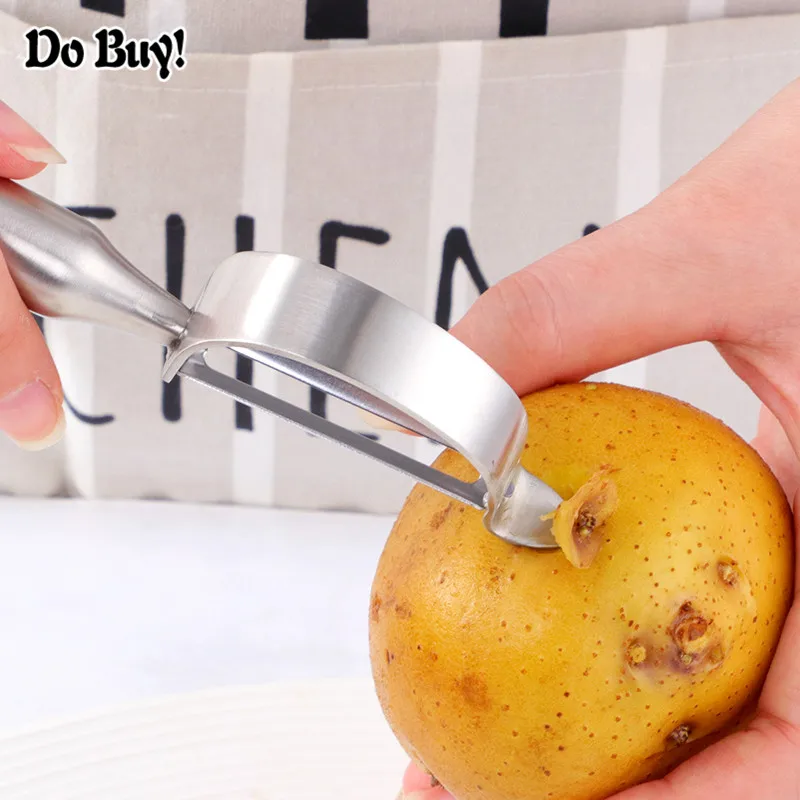 1PC Stainless Steel Peeler Vegetable Fruit Peeler Potato Carrot Cutter Cucumber Slicer Paring Knife Zesters Kitchen Accessories