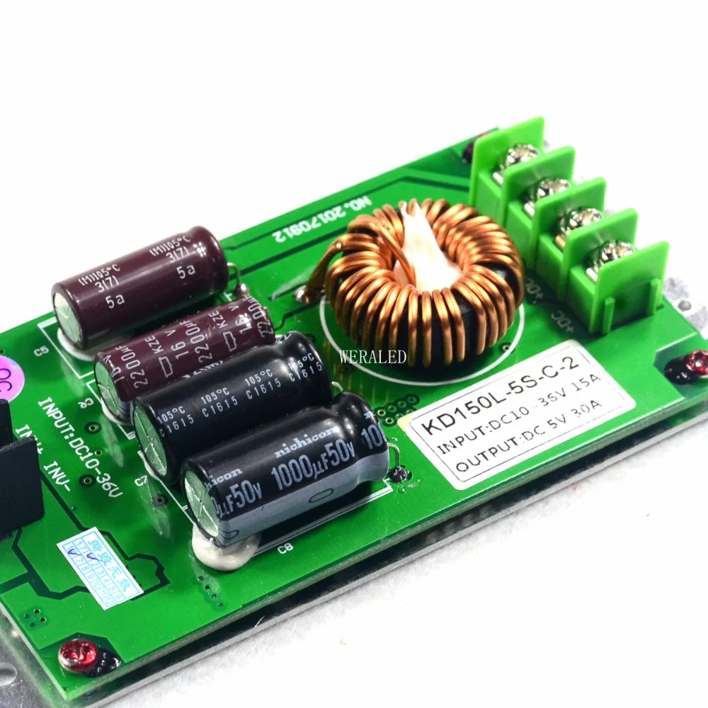 LED Display Power Supply 150W DC10~36V Input 150Watt Fuentes Support Taxi Front Back Advertising Message Signboard