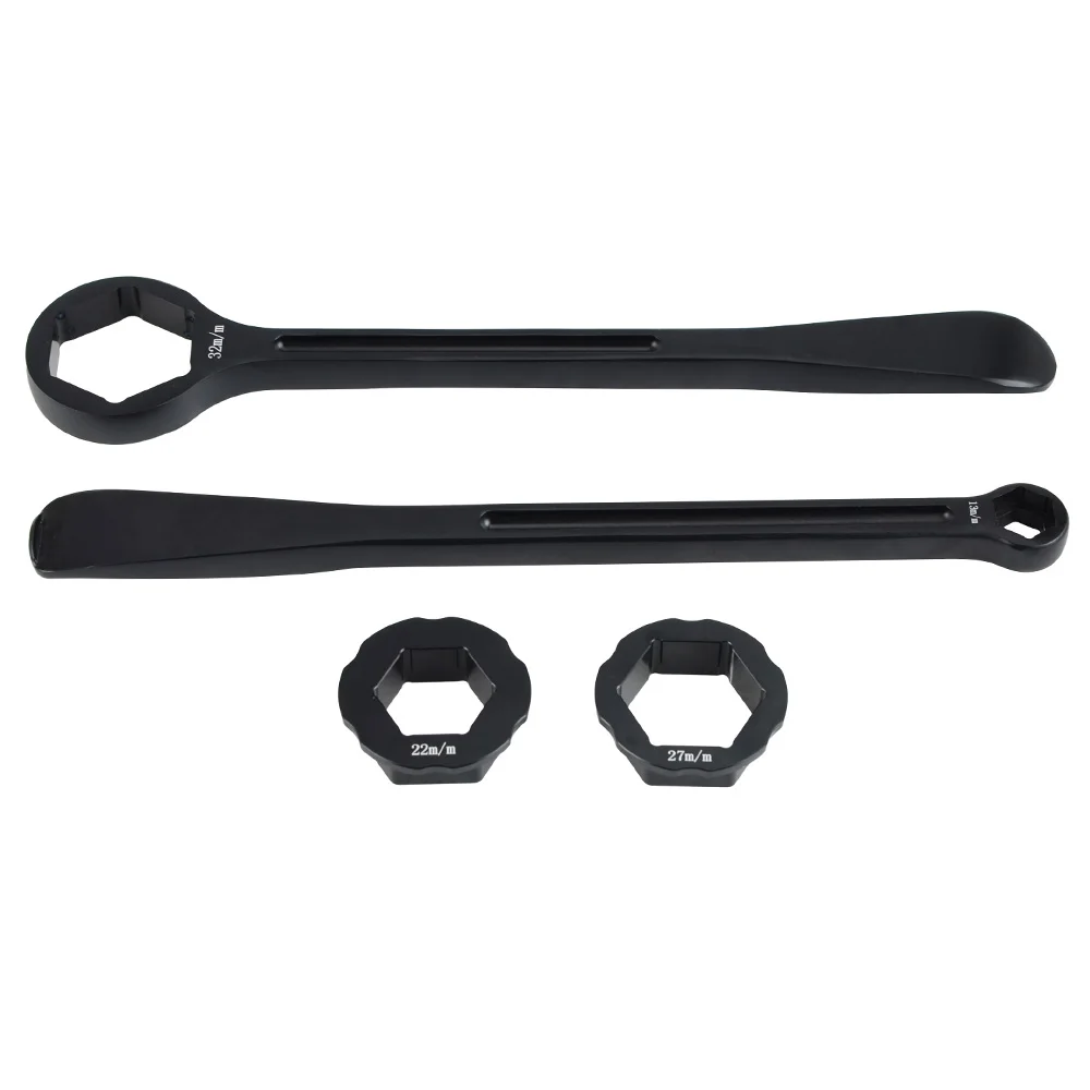 CNC Tire Tool Lever Spoon Axle Wrench For Suzuki RM125 RM250 RMZ250 RMZ450 DRZ400 Kawasaki KX KLX 125 250 KX250F KX450F