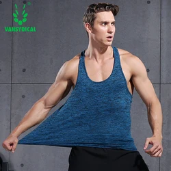 Running Men Promotion Men's Sleeveless Top Running Vest Quick Dry Shirt Gym Clothing Fitness Tank Tops Summer 2016