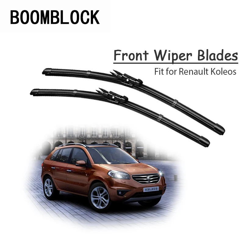 

Резиновые передние щетки стеклоочистителя для Renault Koleos 2015 2014 2013 2012-2008, оригинальные аксессуары для лобового стекла автомобиля