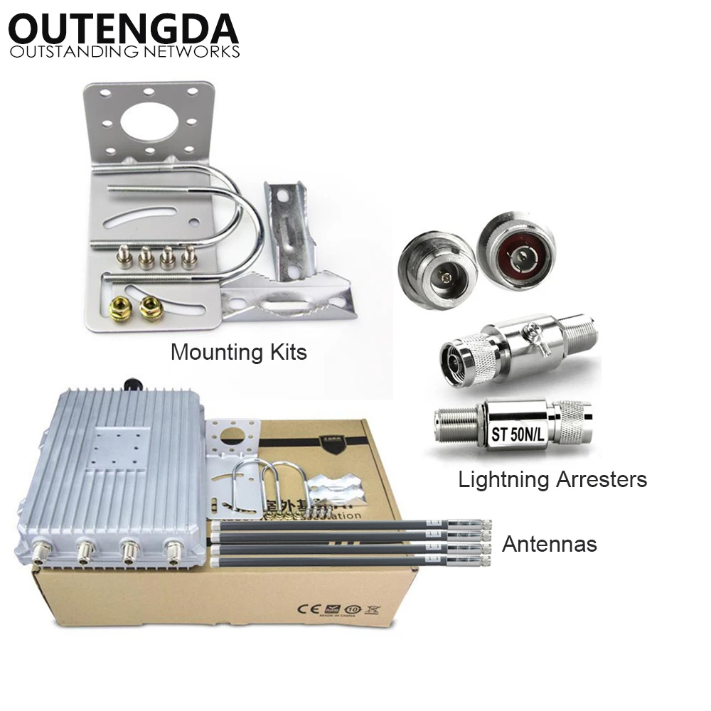 Roteador de alta potência, ponto de acesso sem fio, inteligente, 5.8ghz, 1200mbps, para uso externo, cobertura de projeto de wi-fi, amplificador de sinal, ap