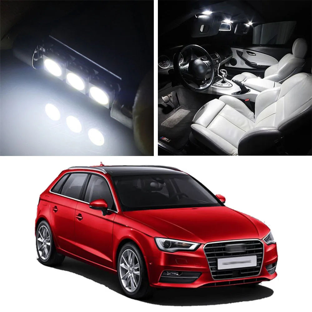 

Canbus LED Lamp Interior Map Dome Trunk Plate Light Bulbs For Audi A3