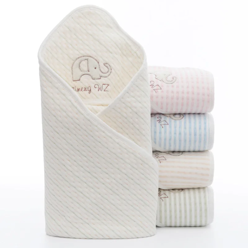 Baby Decke Neugeborenen Bebe Musselin Baumwolle Atmungsaktiv Umschlag Swaddle Für Neue Baby Mit Kapuze Schlafsack Parisarc Decken