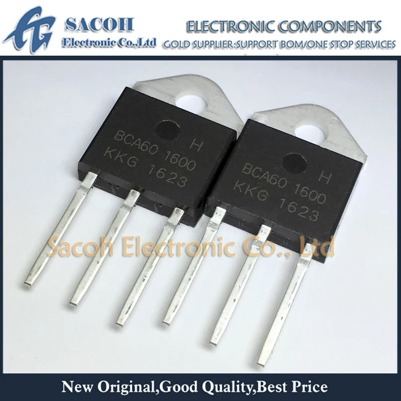 New Original 10Pcs/Lot BCA60-1600 60-1600 OR BCB60-1600 OR JCT1655Z OR JCT1655S JCT1655 1655 TO-218 60A 1600V Power SCRs