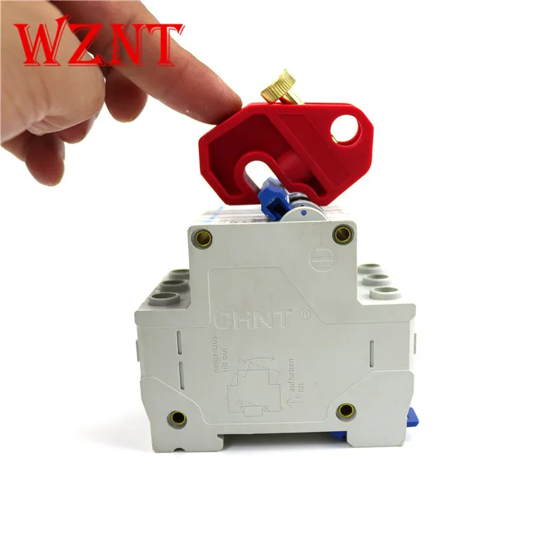 Rugged PA Plastic Screw Driver Lock Safety MCCB Circuit Breaker Lockout image 2