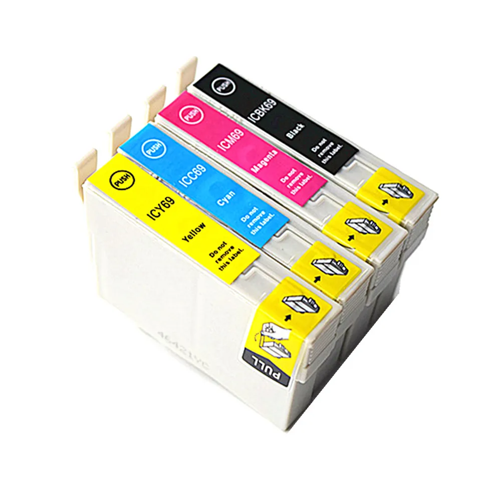 

4PK IC69 IC4CL69 IC69 IC4CL69 Ink Cartridge Compatible for EPSON PX-045A PX-105 PX-405A PX-435A PX-505F PX-535F PX-046A PX-436A