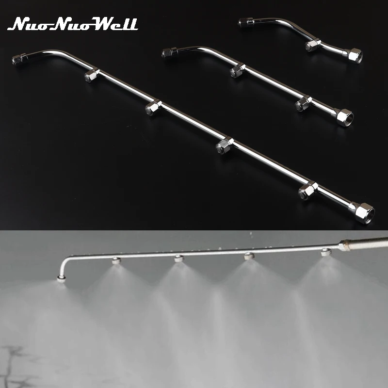 High Pressure Stainless Steel Spray Nozzle Garden Atomizing Sprinkler Agricultural Sprayer for Garden Watering Water Mist