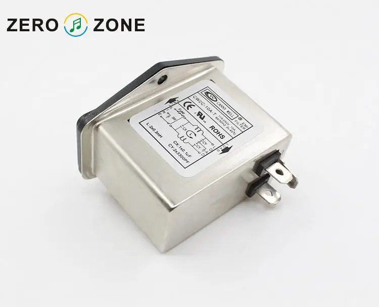 GZLOZONE CANNY WELL Insurance Switching Power Supply Filter CW2C-10A-T Three In One Socket