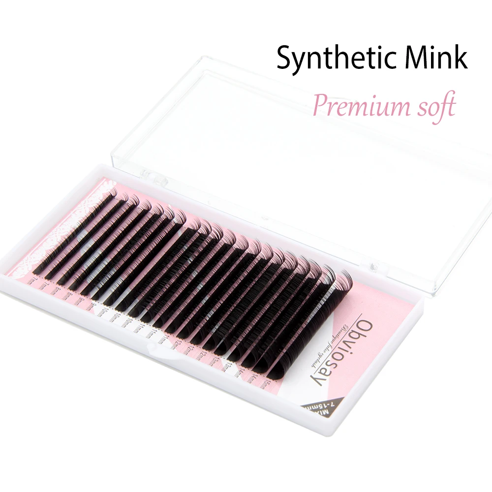 20rows7-15 mm, All size High quality eyelash extension mink individual eyelash extension natural eyelashes soft false eyelashes