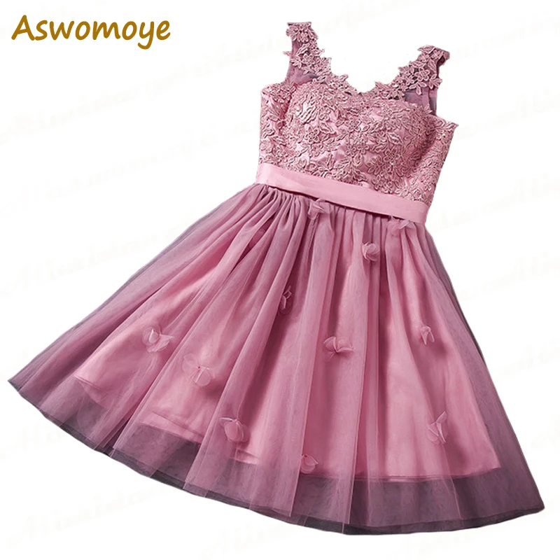 aswomoye-pink-short-evening-dress-3d-flower-sashes-lace-up-cheap-party-bride-prom-formal-dress-robe-de-soiree-vestido-de-festa