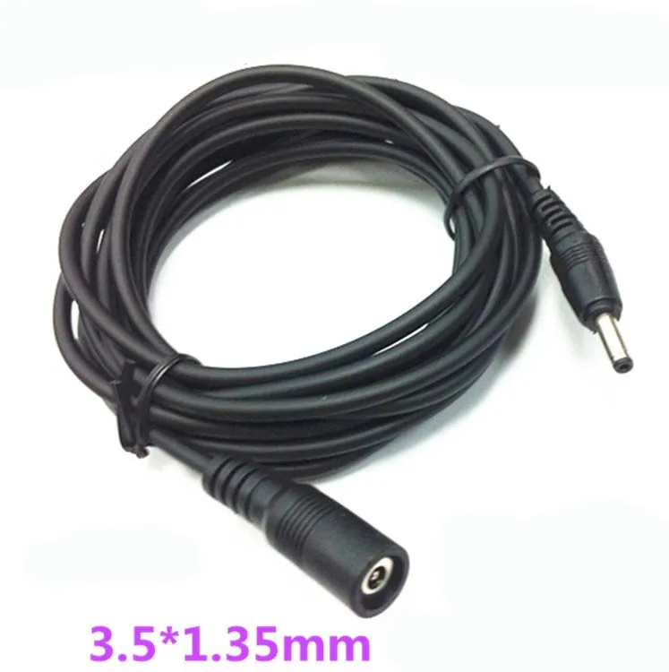 أنثى المقبس التوصيل تمديد كابل ، 35135 ، DC3.5 ، 1.35 ، تيار مستمر 3.5