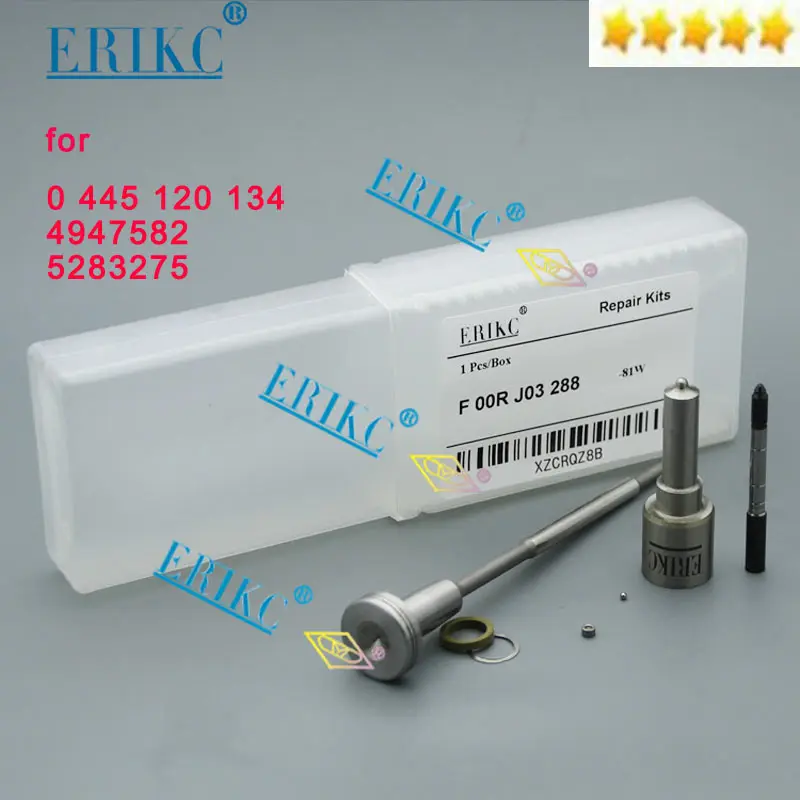 ERIKC DLLA141P2146 nozzle common rail injector repair kits for bosch injectror 0445120134 Cummins  4947582 5283275