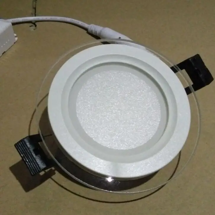 

Dimmable 6W 12W 18W LED Panel Downlight Round Glass Panel Lights Ceiling Recessed Lamps For Home Hotel Lighting AC 220V 240V