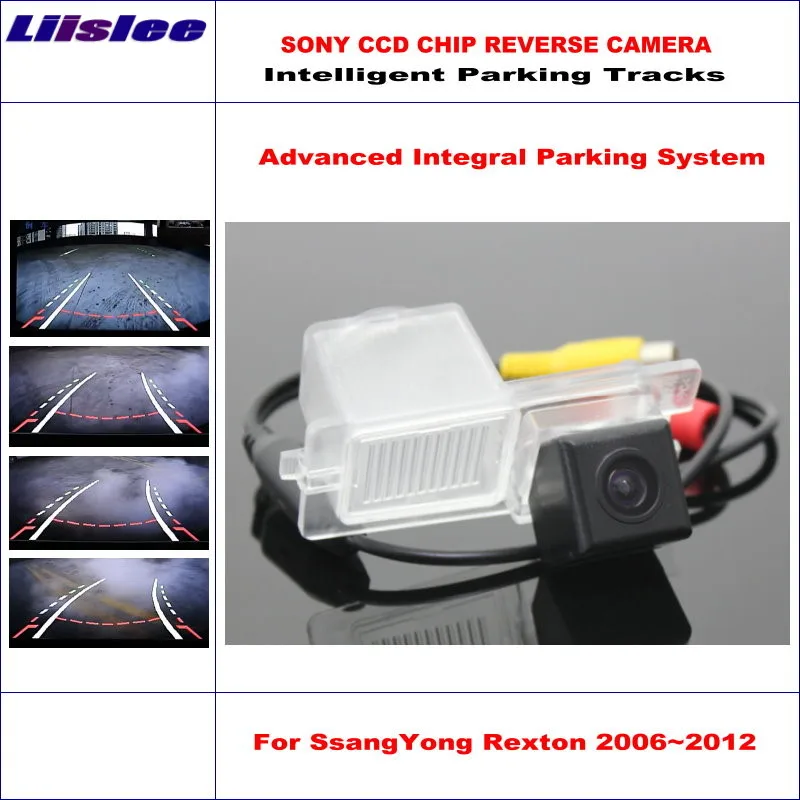 Auto HD SONY Car Rear Camera For SsangYong Rexton 2006~2012 / Intelligent Parking Tracks Reverse Backup / NTSC RCA AUX