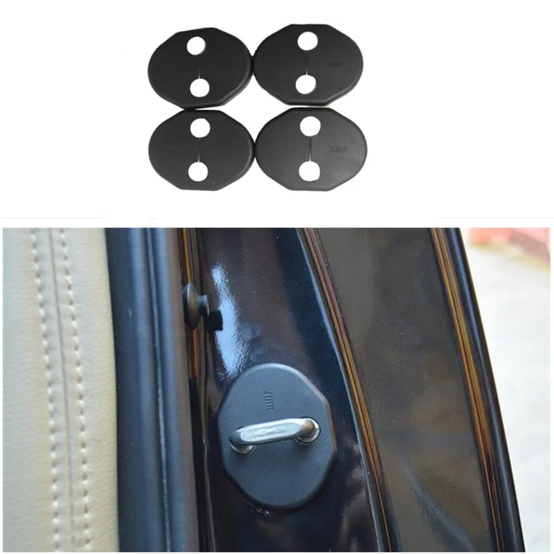 For  Mitsubishi  ASX Lancer-Ex Pajero 2014 V93 V3 V5 Door Lock Decoration Protective Cover Door Lock Cover 4pcs Per Set