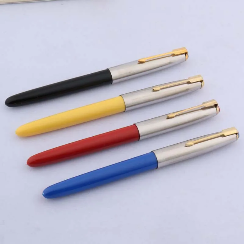 Luxury High Quality Brand Hero 616A Fountain Pen STUDENT Pen Vintage Classic Design COLOR Black F Nib Supplies