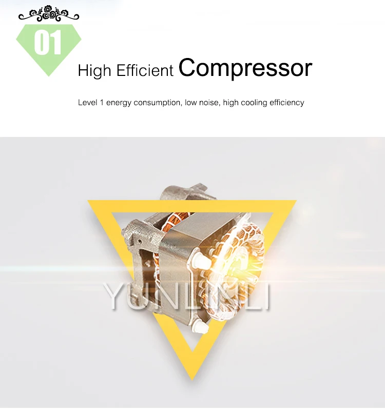 家庭用/商業用冷蔵庫,垂直型ミニ冷凍庫,低ノイズ消費冷蔵庫