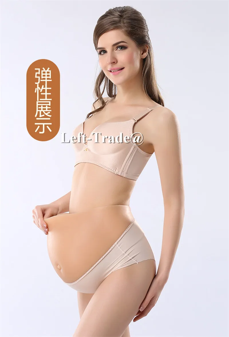 

8~10 months big silicone pregnant belly for crossdresser christomas gift wholesale drop shipping