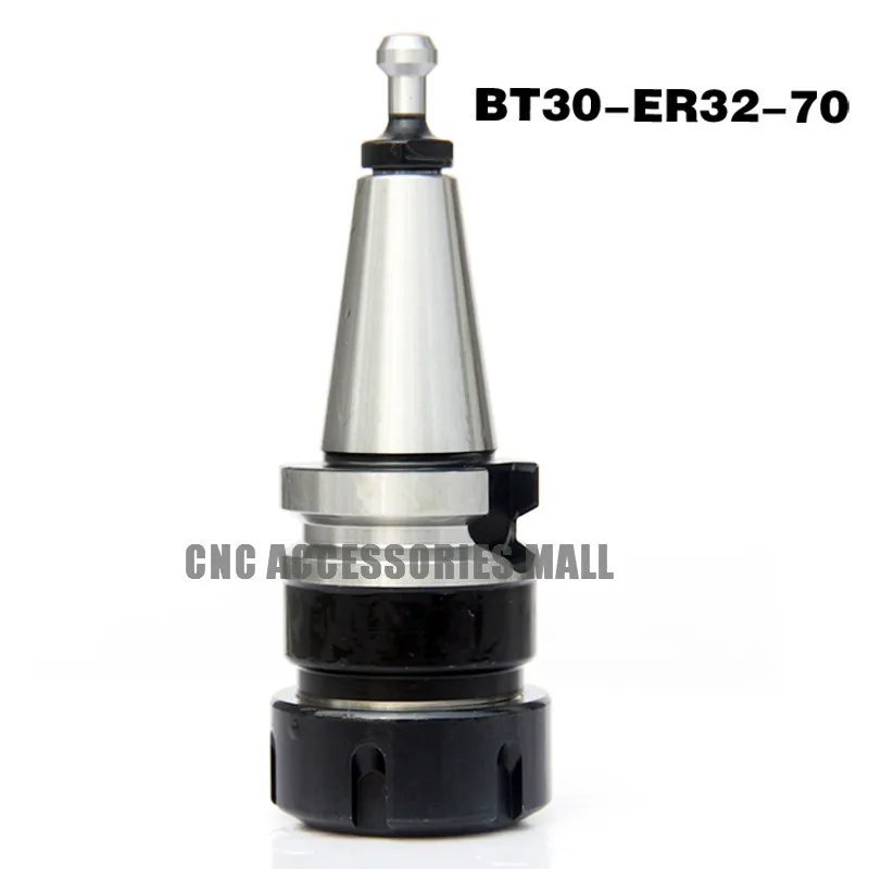 BT30 CNC Tool Holder BT30-ER32-70 CNC Machining Center ER32 Keyway High Speed Arbor with Pull Stud