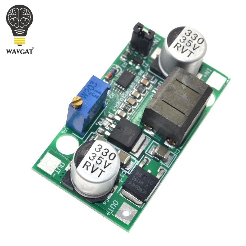 WAVGAT DC-DC 스텝 업 다운 모듈 부스트 및 벅 전압 변환기, 5-25V-0.5V-25V 3A 30W 3.3V 5V 12V 18V 24V