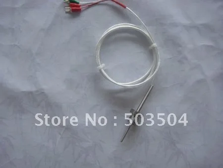 

thermocouple with thread, fixed thread, compensating cable , K type , 0-800C