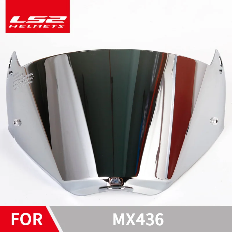 Visière de casque ocross pour modèles, lentille de casque, verre, fumée sombre, transparent, remplacer l\'écran facial, LS2 MX436, pendentifs