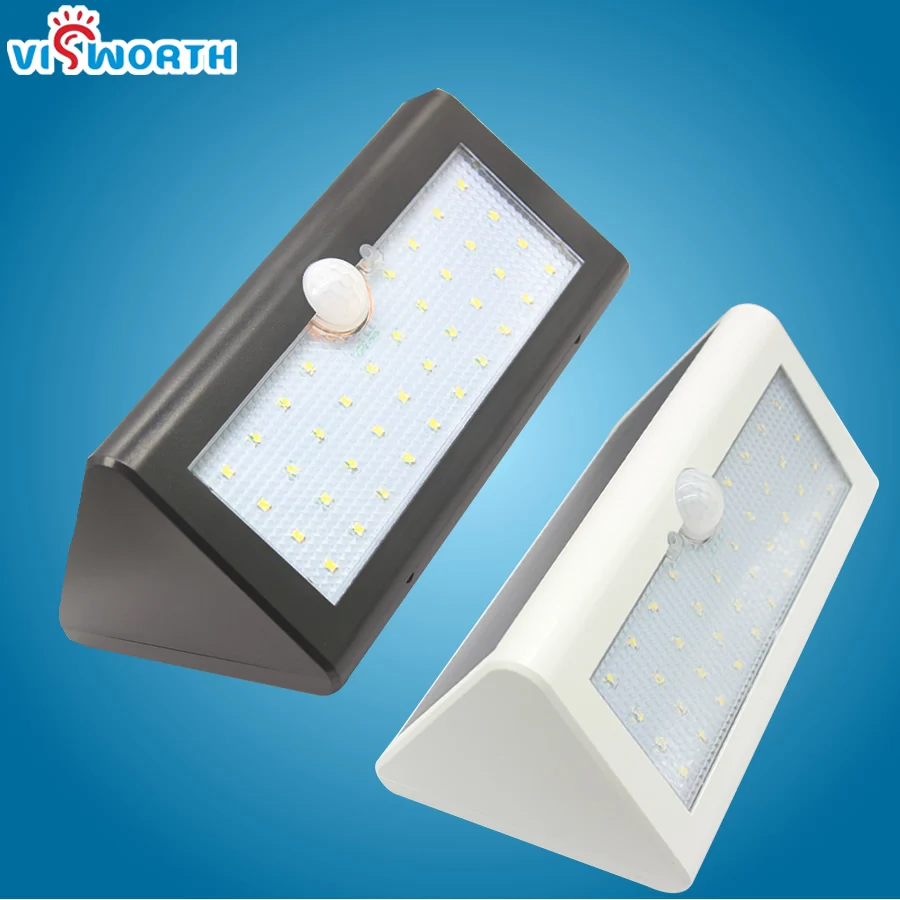 

VisWorth SMD2835 38LEDs Solar Lamps IP65 Motion Sensor Light Waterproof Outdoor Garden Light Wall Lamp Sensor Solar Light