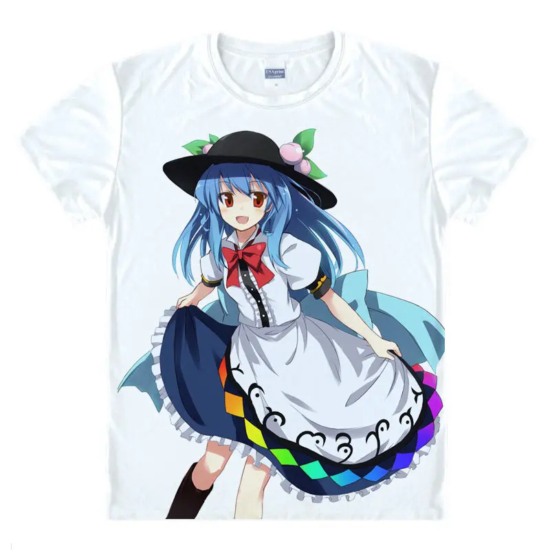 Touhou Project T-Shirt Reimu Hakurei Shirt custom t shirts Anime Cartoon Gift Kawaii Clothes printed t shirt fashion Hot SHIRT A