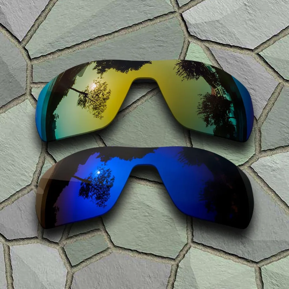 Yellow Golden&Violet Blue Sunglasses Polarized Replacement Lenses for Oakley Offshoot